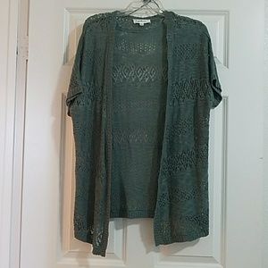 Lightweight knit kimono